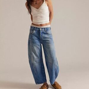 We The Free Good Luck Barrel Jeans